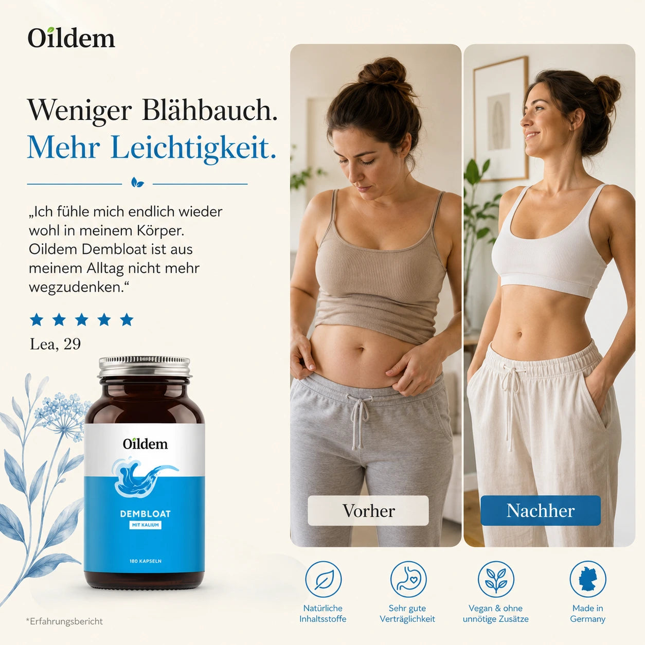 Dembloat Entwässerungskapseln