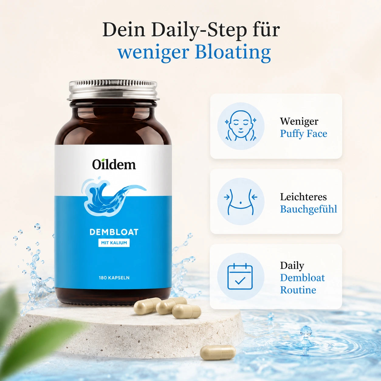 Dembloat Entwässerungskapseln